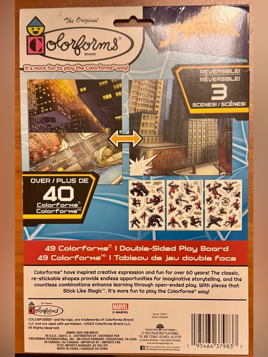 Marvel Spider-Man Colorforms Activity Set 🕷️ - Picture 2 of 2